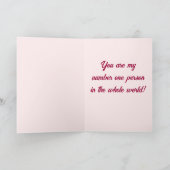 Beste Mama-Kuchen-Karte Karte (Innenseite)