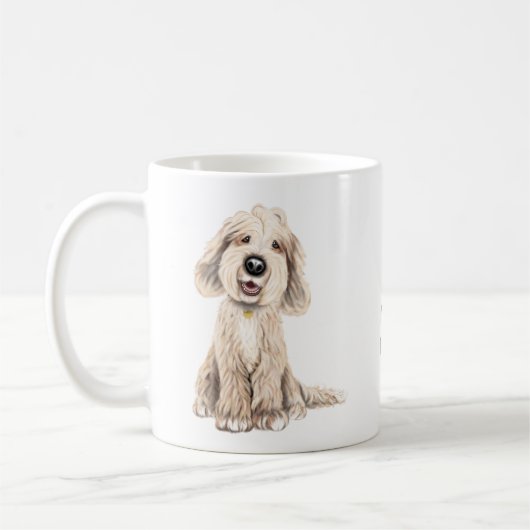 Beste Mama, Labradoodle/Cockapoo Tasse (Links)