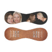 Beste Mama Leder drucken Muttertag FotoCollage Baseball (Paneele)