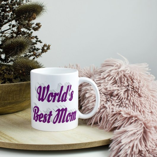 Beste Mama lila Halbtext Kaffeetasse