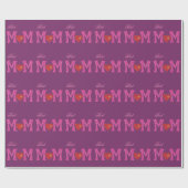 Beste Mama, lila Wickelpapier für den Muttertag Geschenkpapier (Flach)