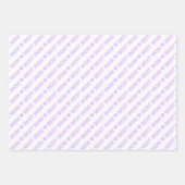 Beste Mama Lilac- und Weißwrapping-Papierblätter Geschenkpapier Set (Vorderseite 2)
