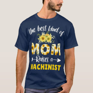 Beste Mama löst eine maschinistische Sonnenblume a T-Shirt