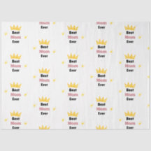 Beste Mama mit kronenweißem Text