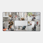 Beste Mama Moderne Fünf FotoCollagen nach Maß Schreibtischunterlage (Tastatur & Maus)