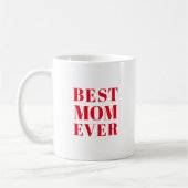 Beste Mama Moderne Typografie je niedlich Kaffeetasse (Links)