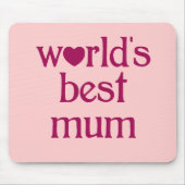 Beste Mama Mousepad (Vorne)