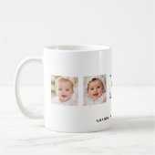 Beste Mama Mutter Familienfoto-Collage Kinder Kaffeetasse (Links)