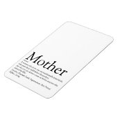 Beste Mama, Mutter, Mutterdefinition Magnet (Linke Seite)