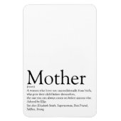 Beste Mama, Mutter, Mutterdefinition Magnet (Vertikal)