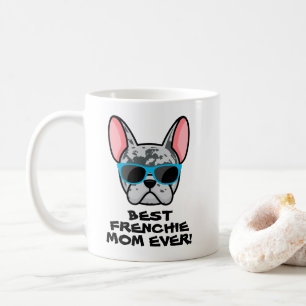 Beste Mama Muttertag blauer Merle Frenchie Kaffeetasse