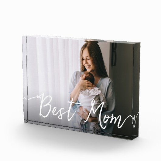 Beste Mama Muttertag Geschenk Custom Foto (Rechts)