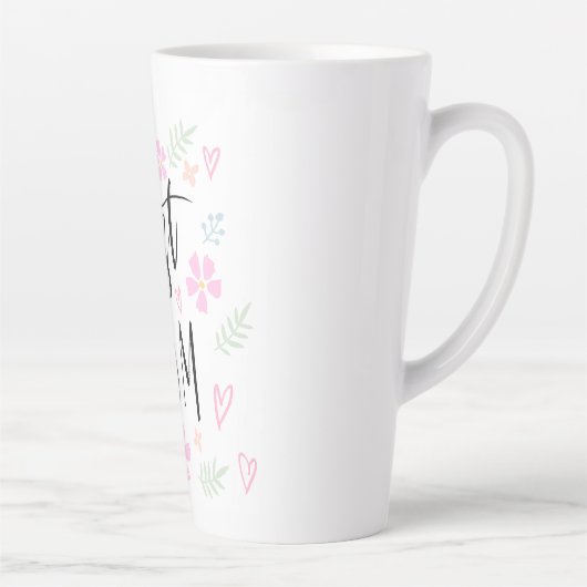 Beste Mama | Muttertag Milchtasse (Rechts)