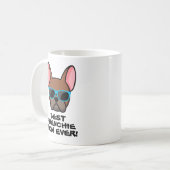 Beste Mama Muttertag Rote Fawn Frenchie Kaffeetasse (Vorderseite Links)