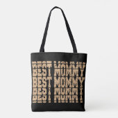 Beste Mama, Muttertag Tasche (Rückseite)