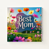 Beste Mama Muttertagsblume Garten Notizblock (Rückseite)