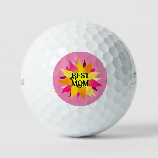 Beste Mama - Muttertagsgolfball Golfball (Vorderseite)