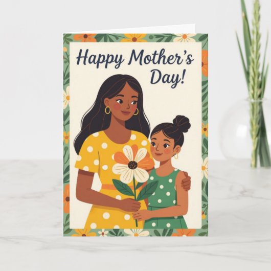 Beste Mama Muttertagskarte Feiertagskarte (Vorderseite)