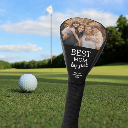 Beste Mama nach Par Custom Foto Moderne Golf Headcover