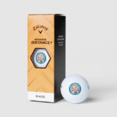 Beste Mama nach Par Custom Foto Name Golf Balls Golfball (Verpackungen)
