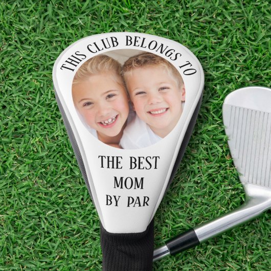 Beste Mama nach Par Foto Golf Headcover