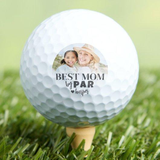 Beste Mama nach Par Foto Golfball