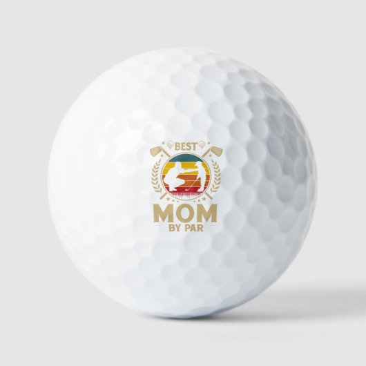Beste MAMA nach Par Golfball (Vorderseite)