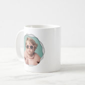 Beste Mama nach Par Golfer Foto Kaffeetasse (Vorderseite Links)
