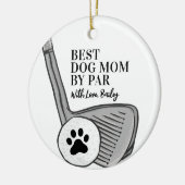 Beste Mama nach Par Pet Foto Keramik Ornament (Links)