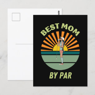 BESTE MAMA NACH PAR POSTKARTE