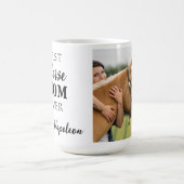 Beste Mama Niedliches Reittier Foto Kaffeetasse (Mittel)