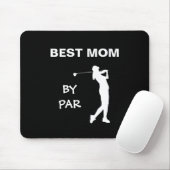 Beste Mama Par Golf Mommy Golfer Pun Mother Day Mousepad (Mit Mouse)