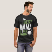 Beste Mama Par Golfing Hole In One Mutter T-Shirt (Vorne ganz)