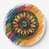 Beste Mama Party Teller (Vorderseite)