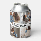 Beste Mama Personalisiert 4 FotoCollage Dosenkühler (Kanne Vorderseite)