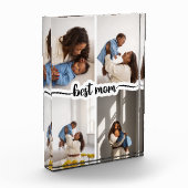 Beste Mama Personalisiert 4 FotoCollage Fotoblock (Links)