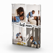 Beste Mama Personalisiert 4 FotoCollage Fotoblock (Rechts)