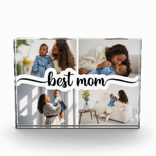 Beste Mama Personalisiert 4 FotoCollage Fotoblock
