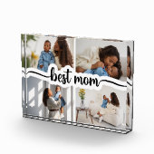 Beste Mama Personalisiert 4 FotoCollage Fotoblock (Rechts)