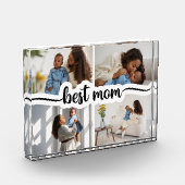 Beste Mama Personalisiert 4 FotoCollage Fotoblock (Links)