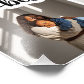 Beste Mama Personalisiert 4 FotoCollage Fotodruck (Ecke)