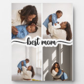 Beste Mama Personalisiert 4 FotoCollage Fotoplatte (Vorderseite)