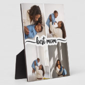 Beste Mama Personalisiert 4 FotoCollage Fotoplatte (Seite)