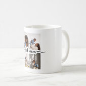 Beste Mama Personalisiert 4 FotoCollage Kaffeetasse (VorderseiteRechts)