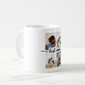 Beste Mama Personalisiert 4 FotoCollage Kaffeetasse (Vorderseite Links)
