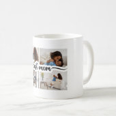 Beste Mama Personalisiert 4 FotoCollage Kaffeetasse (VorderseiteRechts)