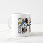 Beste Mama Personalisiert 4 FotoCollage Kaffeetasse (Vorderseite Links)