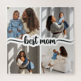 Beste Mama Personalisiert 4 FotoCollage Puzzle