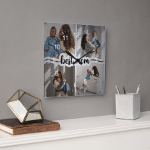 Beste Mama Personalisiert 4 FotoCollage