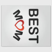 Beste Mama | Personalisiert zu meiner Mama Geschenkpapier (Flach)